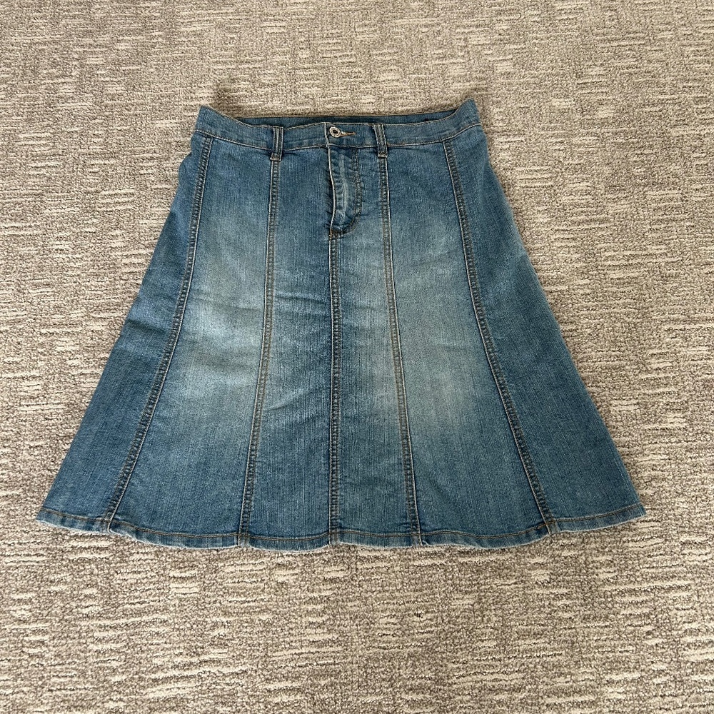 Gloria Vanderbilt Denim Skirt